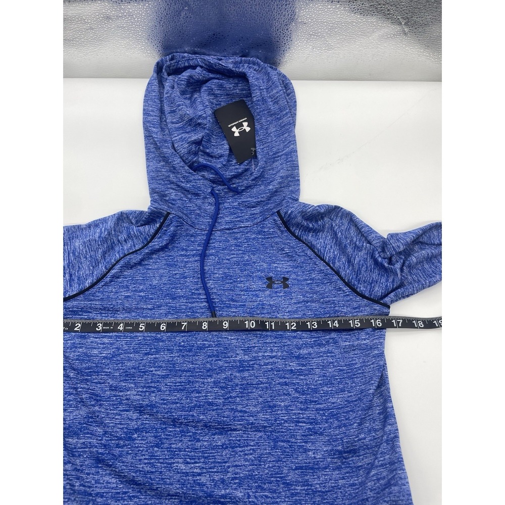 Under Armour UA Women's Blue Hoodie Athletic Pullover Golf Running Top XS New‎ - Picture 6 of 6
